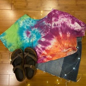 🌻Tie-dye crop top